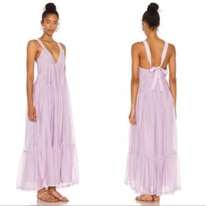 Free People Frankie Pintuck Maxi Dress